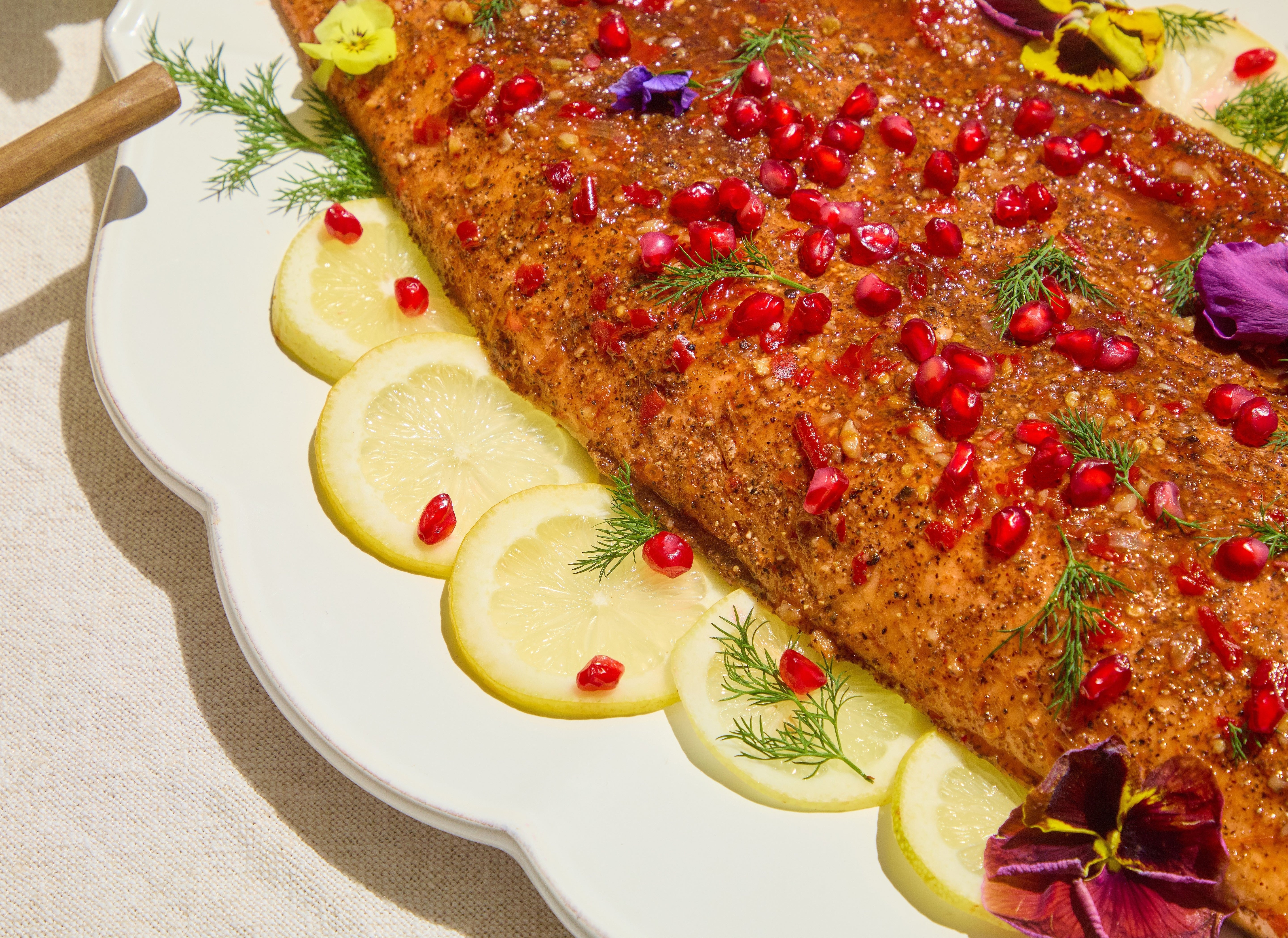 Whole Baked Salmon Fillet
