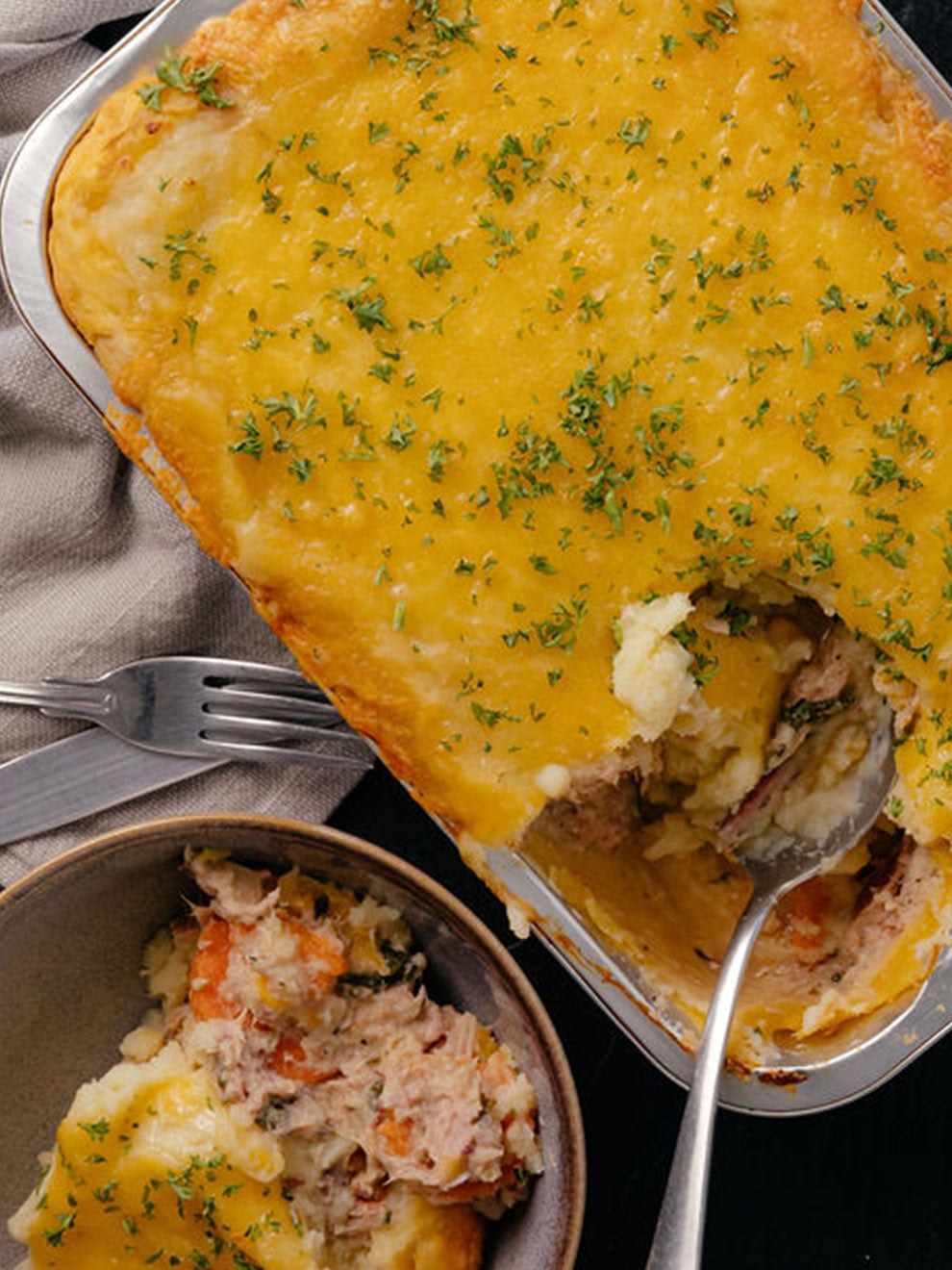 Poppa's Favourite Smoked Kahawai Pie