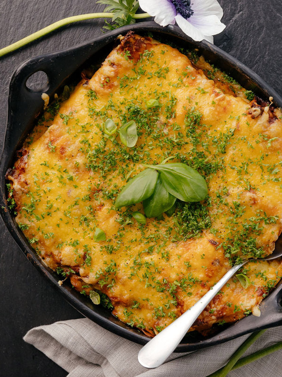 Rich and Creamy Vegetarian Lasagne