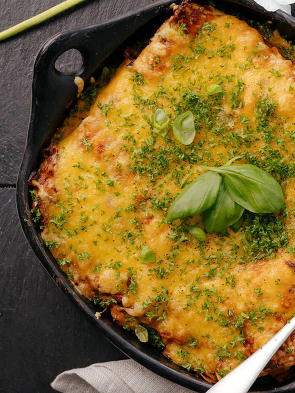 Rich and Creamy Vegetarian Lasagne